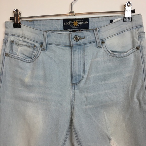 LUCKY BRAND Ava Skinny Distressed Light Wash Jeans   27 - Picture 5 of 8